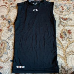 Under armer heat shield muscle shirt